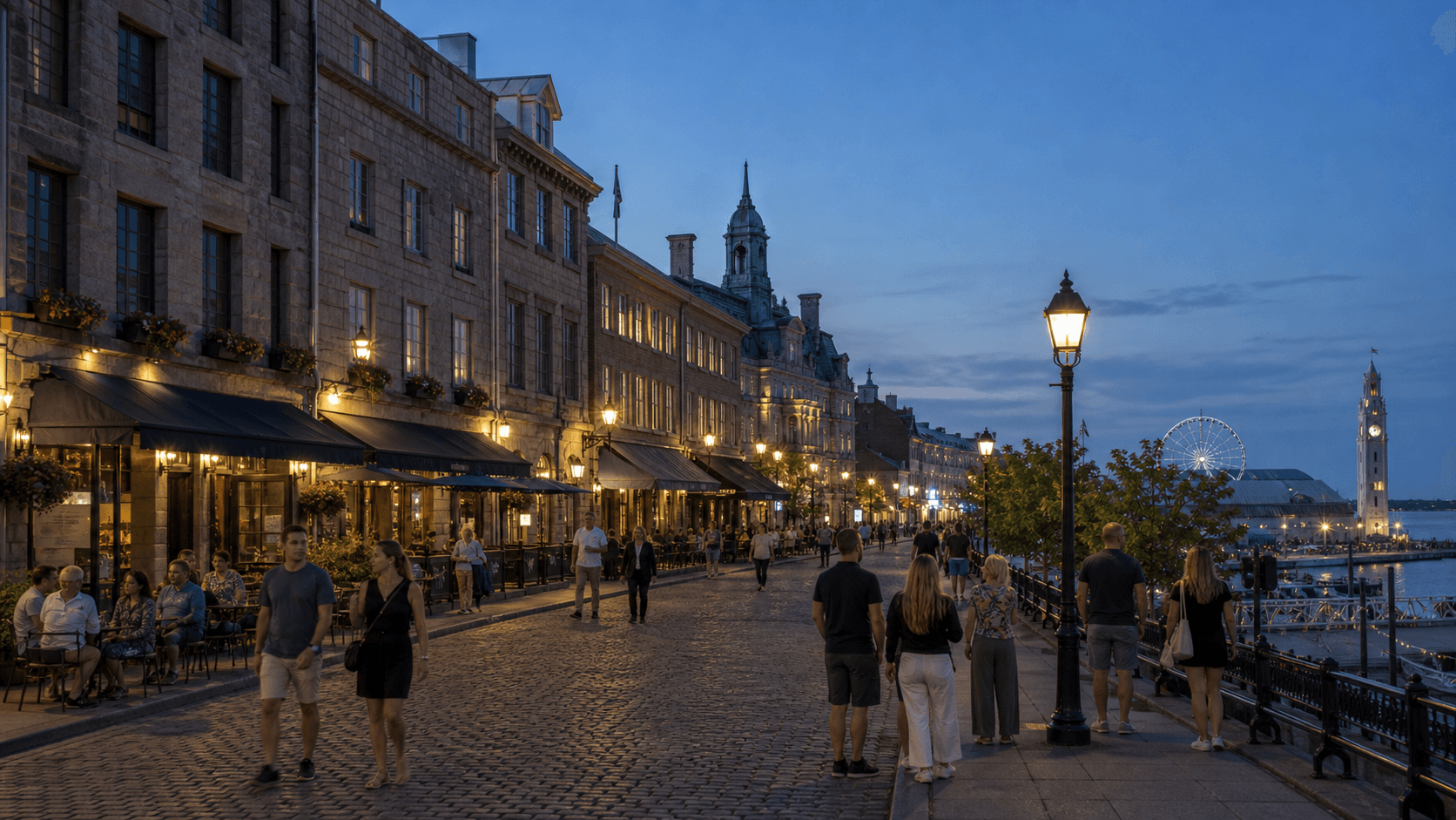 Old Montréal and the Old Port by day and night