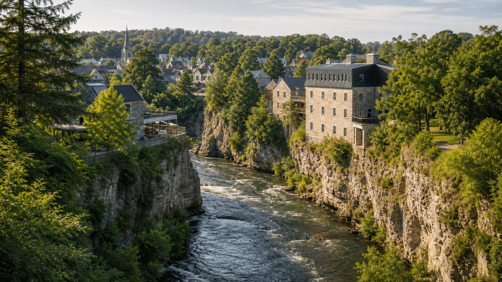 Elora Gorge and historic Elora day trip from Toronto