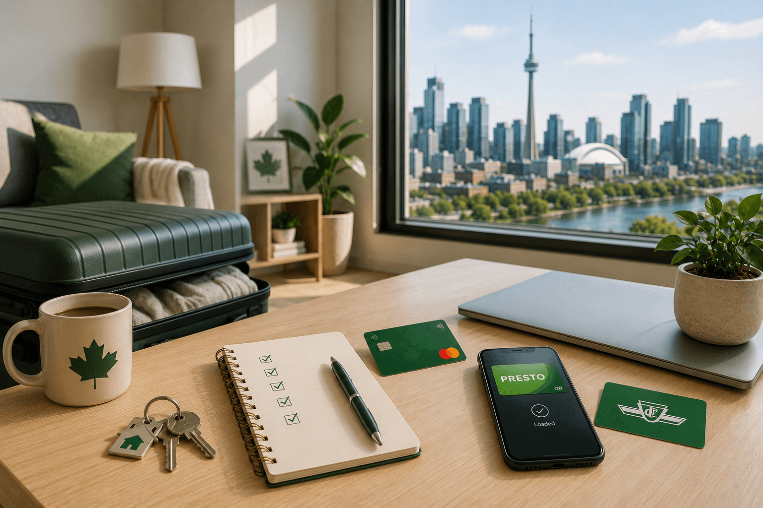 A few items necessary for your first month in Canada